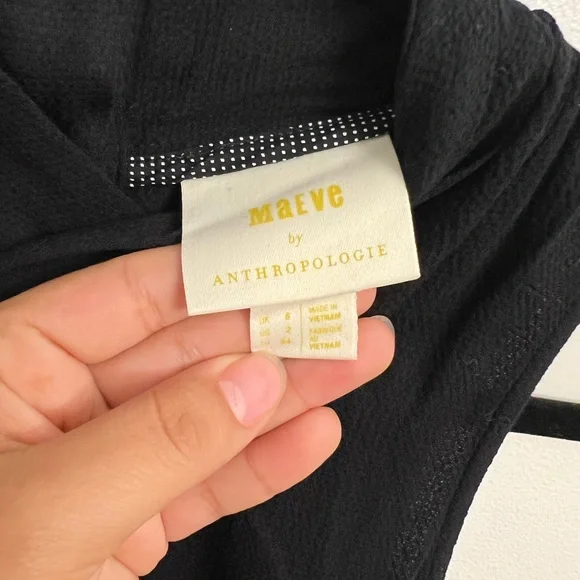 Anthropologie Maeve black top - Picture 3 of 4